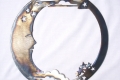 metal art design idea with moon and stars