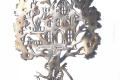 metal art design idea with treehouse