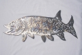 metal art design idea with fish