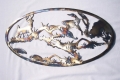 metal art design idea with deer