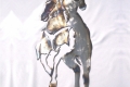 metal art design idea with horse